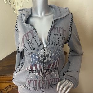Embellished Hopeless Romantic Jacket